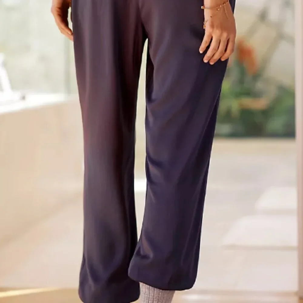 🏷 *NWT* Anthropologie Cloth & Stone Draped Joggers - Effortless Comfort & Style - Picture 11 of 11